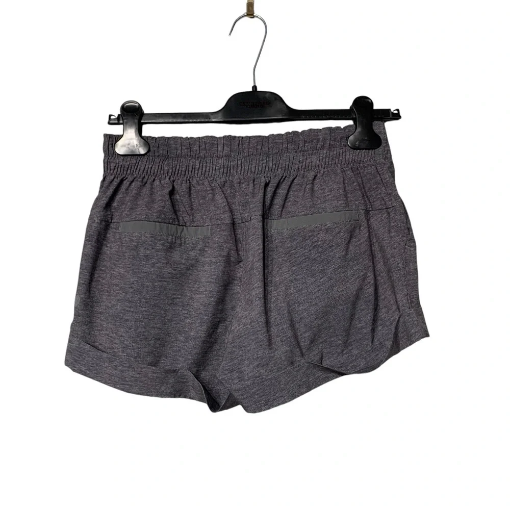 LULULEMON | Spring Break‎ Away Short II - Heathered Texture Printed Grey - Sz 6